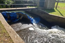Baffle Fitment - River Blackwater Gauging Weir